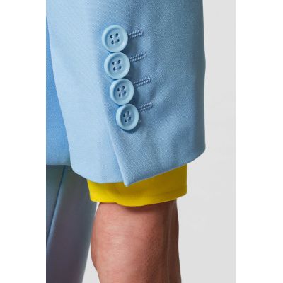 OPPOSUITS Garnitur męski z krawatem, jasny niebieski, Ice Ice Baby , casual, pastele | Sklep GriShop.eu | Garnitury