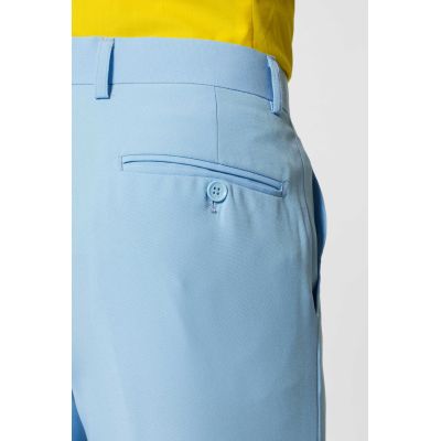 OPPOSUITS Garnitur męski z krawatem, jasny niebieski, Ice Ice Baby , casual, pastele | Sklep GriShop.eu | Garnitury