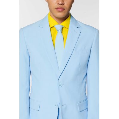 OPPOSUITS Garnitur męski z krawatem, jasny niebieski, Ice Ice Baby , casual, pastele | Sklep GriShop.eu | Garnitury