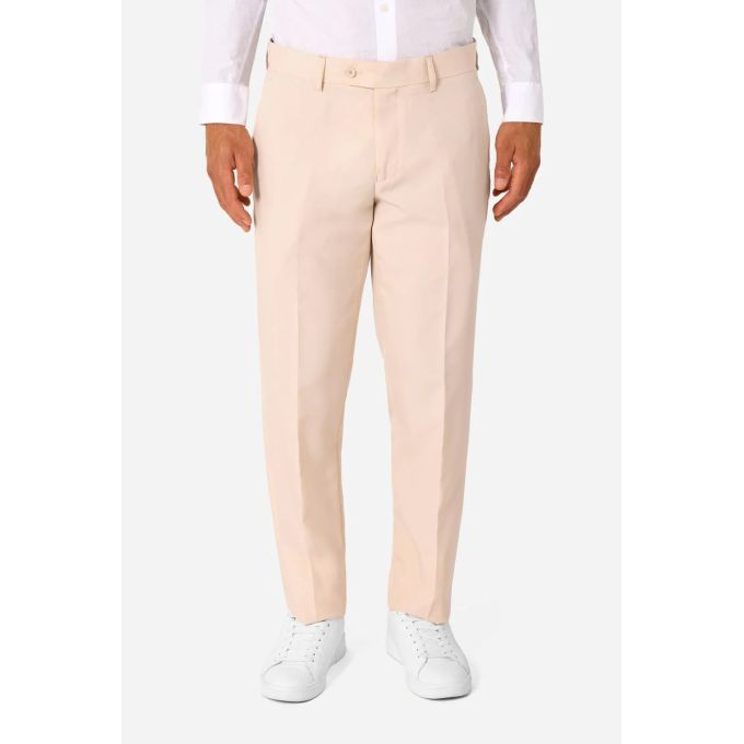 OPPOSUITS Garnitur męski z krawatem, piaskowy, casual, pastele | Sklep GriShop.eu | Garnitury