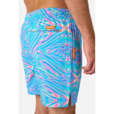 OPPOSUITS Spodenki, Szorty kąpielowe męskie, plaża, niebieskie, kolorowe, wesołe | Sklep GriShop.eu | Spodnie