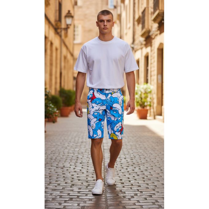 OPPOSUITS Spodenki krótkie męskie kolorowe SMERFY, wesołe, bajka | Sklep GriShop.eu | Strona główna