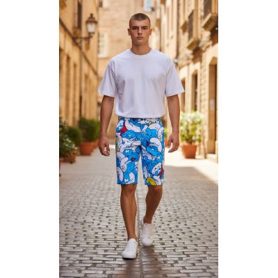 OPPOSUITS Spodenki krótkie męskie kolorowe SMERFY, wesołe, bajka | Sklep GriShop.eu | Strona główna