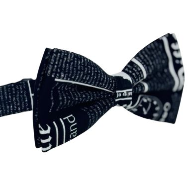 GIOVANNI PERA mucha muszka D720 , czarno biała gazeta, wesoła, casual, impreza | Sklep GriShop.eu | Muszki 2