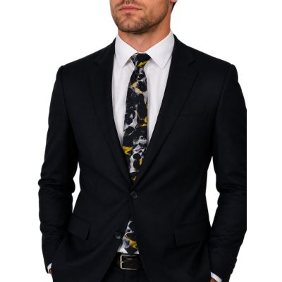 GIOVANNI PERA krawat D718 , czarna, kolorowa, wesoła, casual, impreza | Sklep GriShop.eu | Krawaty