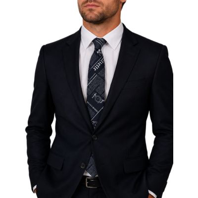 GIOVANNI PERA krawat D720 , czarno biała gazeta, casual, impreza | Sklep GriShop.eu | Krawaty