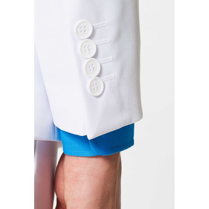 OPPOSUITS Garnitur męski z krawatem, biały, casual, White Knight | Sklep GriShop.eu | Garnitury