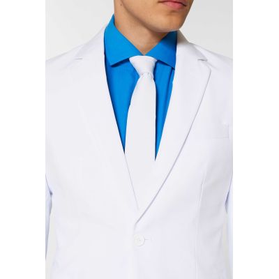OPPOSUITS Garnitur męski z krawatem, biały, casual, White Knight | Sklep GriShop.eu | Garnitury