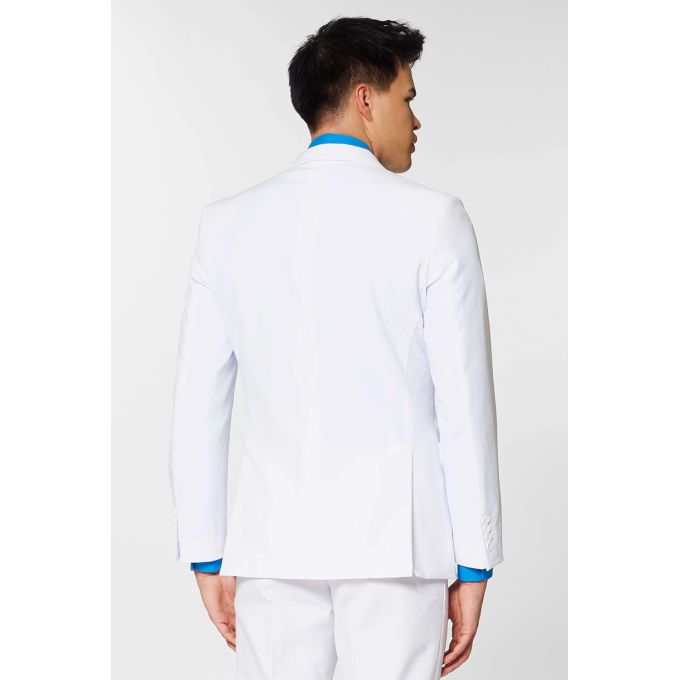 OPPOSUITS Garnitur męski z krawatem, biały, casual, White Knight | Sklep GriShop.eu | Garnitury