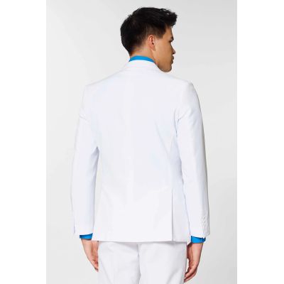 OPPOSUITS Garnitur męski z krawatem, biały, casual, White Knight | Sklep GriShop.eu | Garnitury