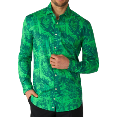 OPPOSUITS Koszula męska zielona, THE JOKER, wesoła, kolorowa, halloween | Sklep GriShop.eu | Koszule