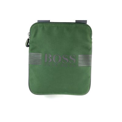HUGO BOSS Torba męska na ramie zielona | Grishop | Galanteria i dodatki