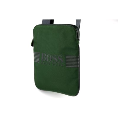 HUGO BOSS Torba męska na ramie zielona | Grishop | Galanteria i dodatki