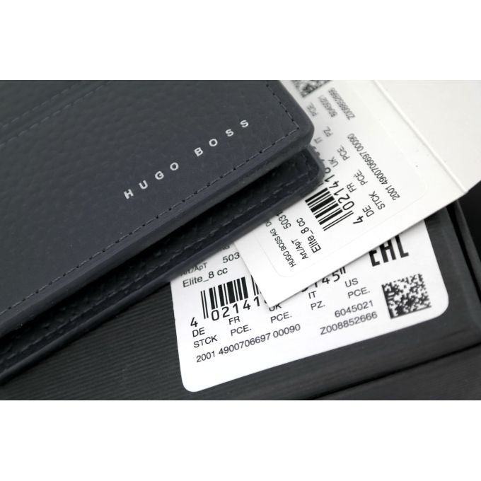 HUGO BOSS Elite Portfel męski granatowy skóra | Sklep GriShop.eu | Galanteria i dodatki