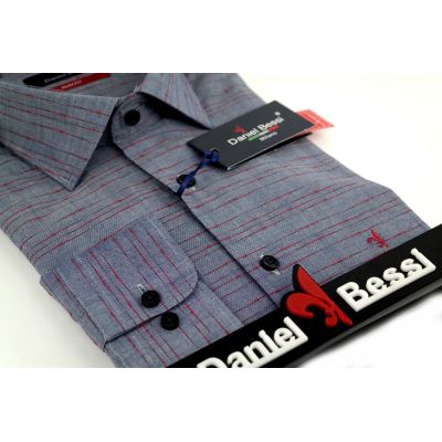 DANIEL BESSI Koszula męska fb195 drobne paski | Sklep GriShop.eu | Koszule
