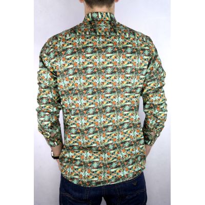 DANIEL BESSI Koszula męska fb169 kolorowa | Sklep GriShop.eu | Koszule
