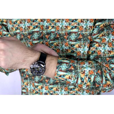 DANIEL BESSI Koszula męska fb169 kolorowa | Sklep GriShop.eu | Koszule