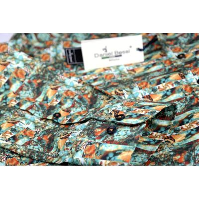 DANIEL BESSI Koszula męska fb169 kolorowa | Sklep GriShop.eu | Koszule