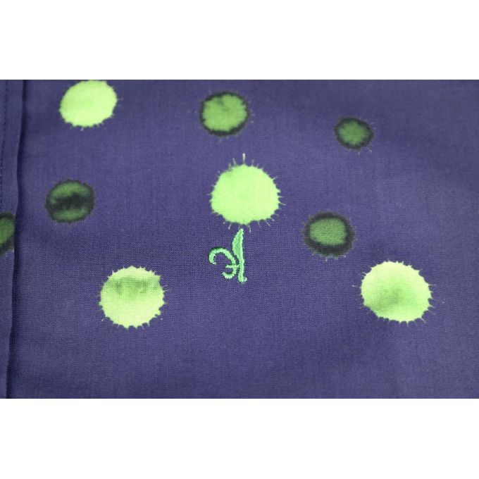 DANIEL BESSI Koszula męska fb164 granatowa w kropki | Sklep GriShop.eu | Koszule