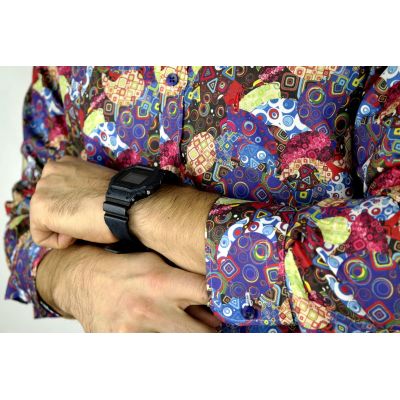 DANIEL BESSI Koszula męska fb186K kolorowa | Sklep GriShop.eu | Koszule