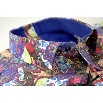 DANIEL BESSI Koszula męska fb186K kolorowa | Sklep GriShop.eu | Koszule