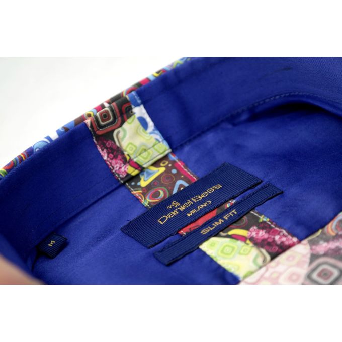 DANIEL BESSI Koszula męska fb186K kolorowa | Sklep GriShop.eu | Koszule