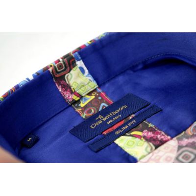 DANIEL BESSI Koszula męska fb186K kolorowa | Sklep GriShop.eu | Koszule