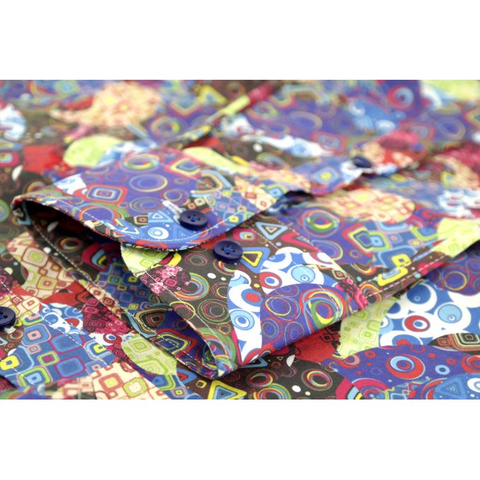 DANIEL BESSI Koszula męska fb186K kolorowa | Sklep GriShop.eu | Koszule