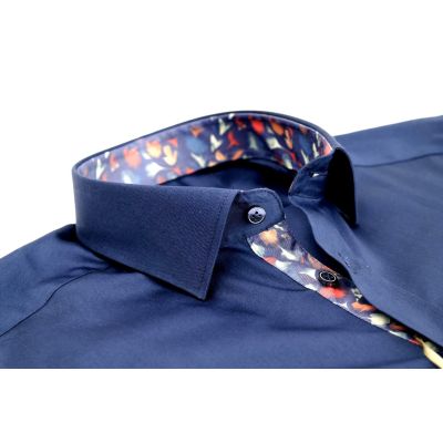 DANIEL BESSI Koszula męska fb108 granatowa | Sklep GriShop.eu | Koszule