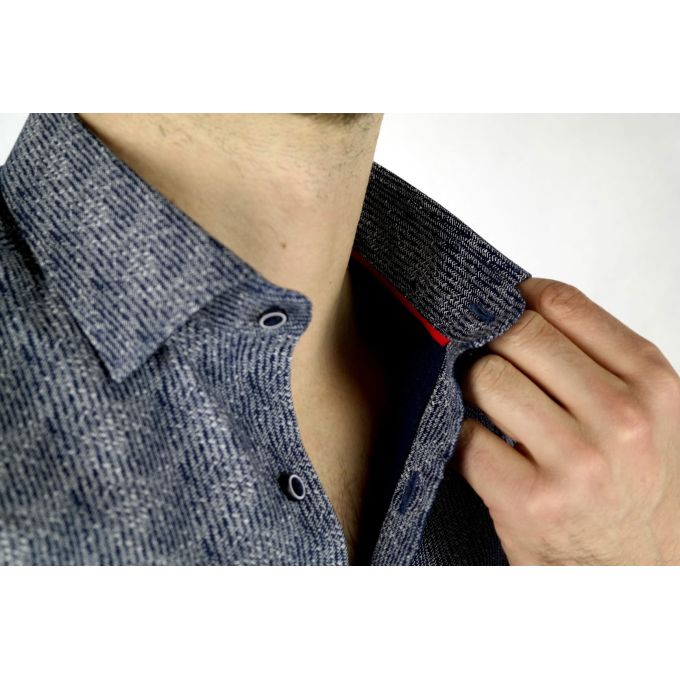 DANIEL BESSI Koszula męska fb517 granatowa, biała | Sklep GriShop.eu | Koszule