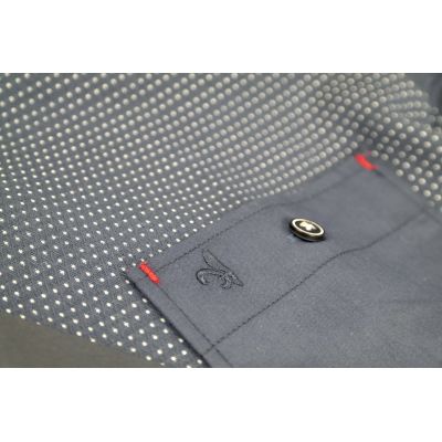 DANIEL BESSI Koszula męska fb238 granatowa, kropki | Sklep GriShop.eu | Koszule