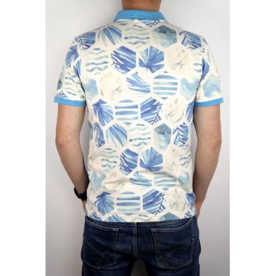 JOONS T-Shirt Polo męski PJN001 niebieska biała | Sklep GriShop.eu | Koszulki