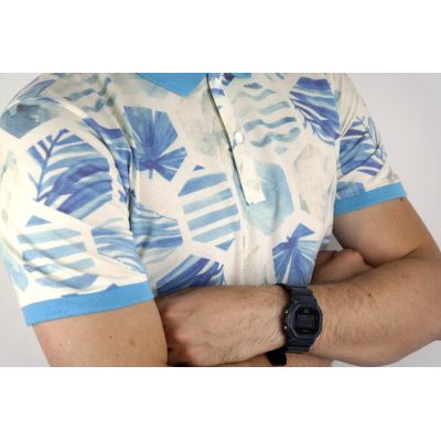 JOONS T-Shirt Polo męski PJN001 niebieska biała | Sklep GriShop.eu | Koszulki