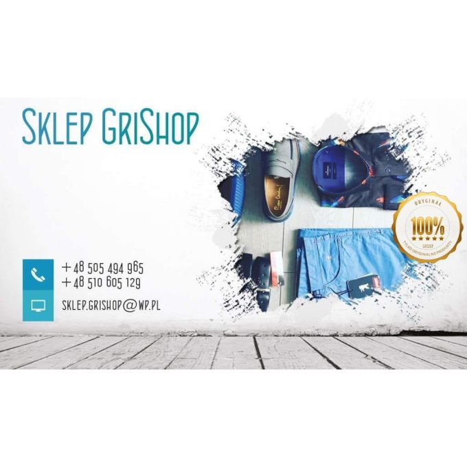 JOONS T-Shirt Polo męski PJN001 niebieska biała | Sklep GriShop.eu | Koszulki