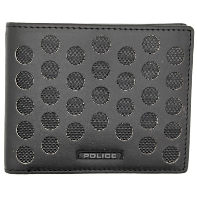 POLICE Portfel męski czarny skóra karty | Sklep GriShop.eu | Galanteria i dodatki