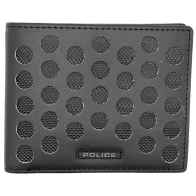 POLICE Portfel męski czarny skóra karty | Sklep GriShop.eu | Galanteria i dodatki