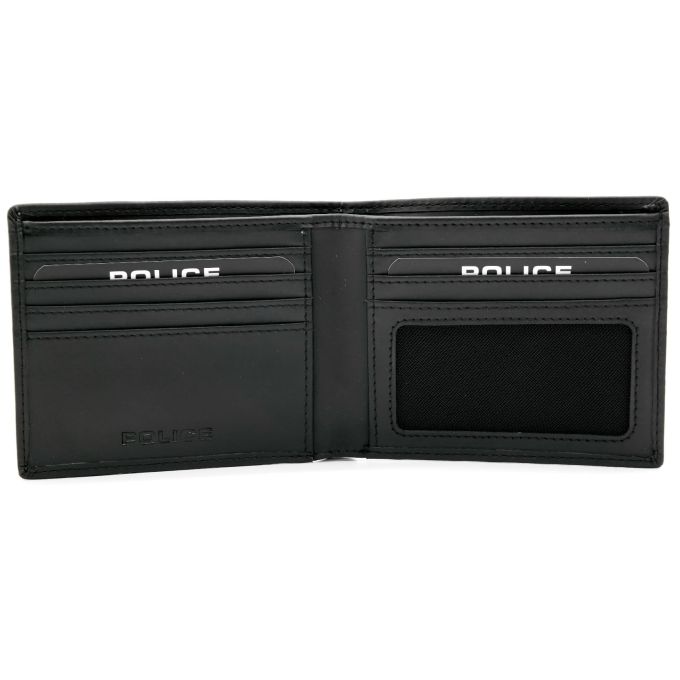 POLICE Portfel męski czarny skóra karty | Sklep GriShop.eu | Galanteria i dodatki