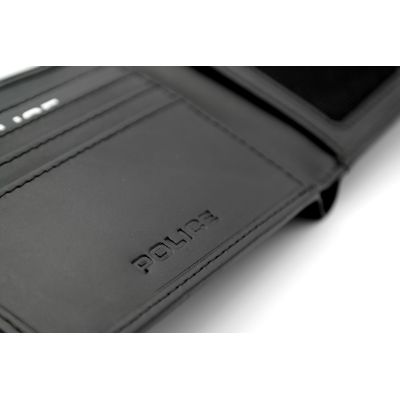 POLICE Portfel męski czarny skóra karty | Sklep GriShop.eu | Galanteria i dodatki