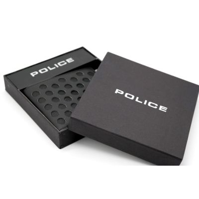POLICE Portfel męski czarny skóra karty | Sklep GriShop.eu | Galanteria i dodatki