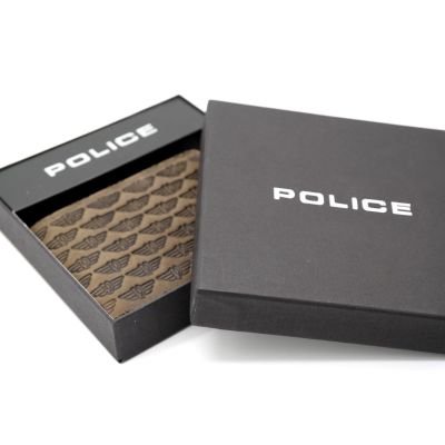 POLICE Portfel męski brąz skóra karty | Sklep GriShop.eu | Galanteria i dodatki