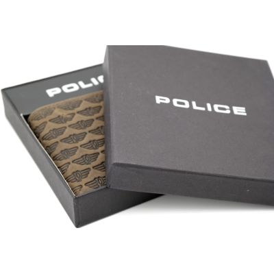 POLICE Portfel męski brąz skóra karty | Sklep GriShop.eu | Galanteria i dodatki