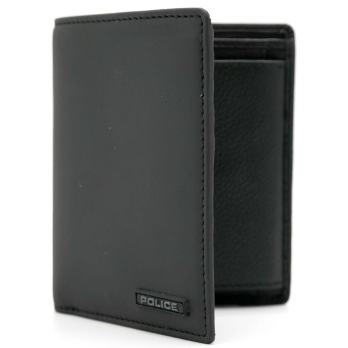 POLICE Portfel męski czarny skóra bilon | Sklep GriShop.eu | Galanteria i dodatki