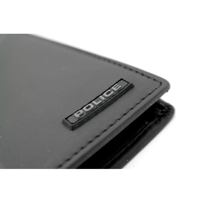 POLICE Portfel męski czarny skóra bilon | Sklep GriShop.eu | Galanteria i dodatki