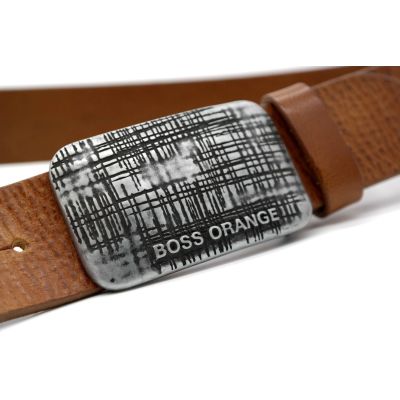 Hugo Boss Pasek męski skóra brązowy | Sklep GriShop.eu | Galanteria i dodatki