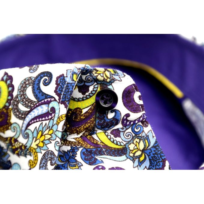 DANIEL BESSI Koszula męska fb340 kolorowa, wzór | Sklep GriShop.eu | Koszule