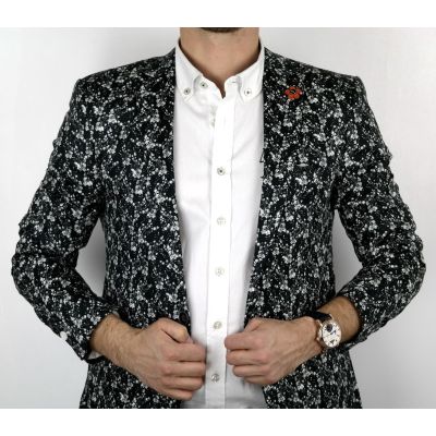 MARCO MILANO Marynarka męska, drobne kwiatki | Sklep GriShop.eu | Marynarki