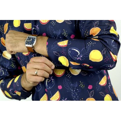 HARVEY JOHNSON Koszula męska HJ025 cytryny | Sklep GriShop.eu | Koszule