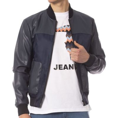 TRUSSARDI JEANS Kurtka męska granatowa | Grishop | Kurtki