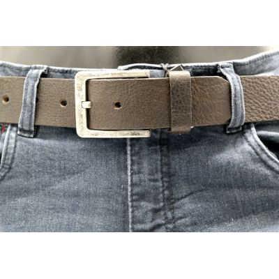 SONDAG & SONS pasek męski skóra brązowy | Sklep GriShop.eu | Galanteria i dodatki