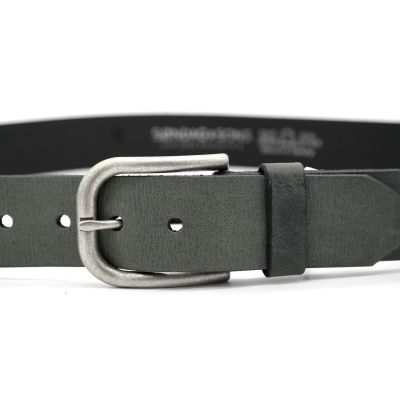 SONDAG & SONS pasek męski skóra szary | Sklep GriShop.eu | Galanteria i dodatki